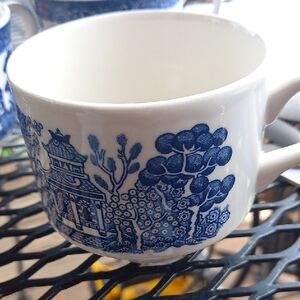 MADE IN ENGLAND - Blue and White Porcelain CUP
